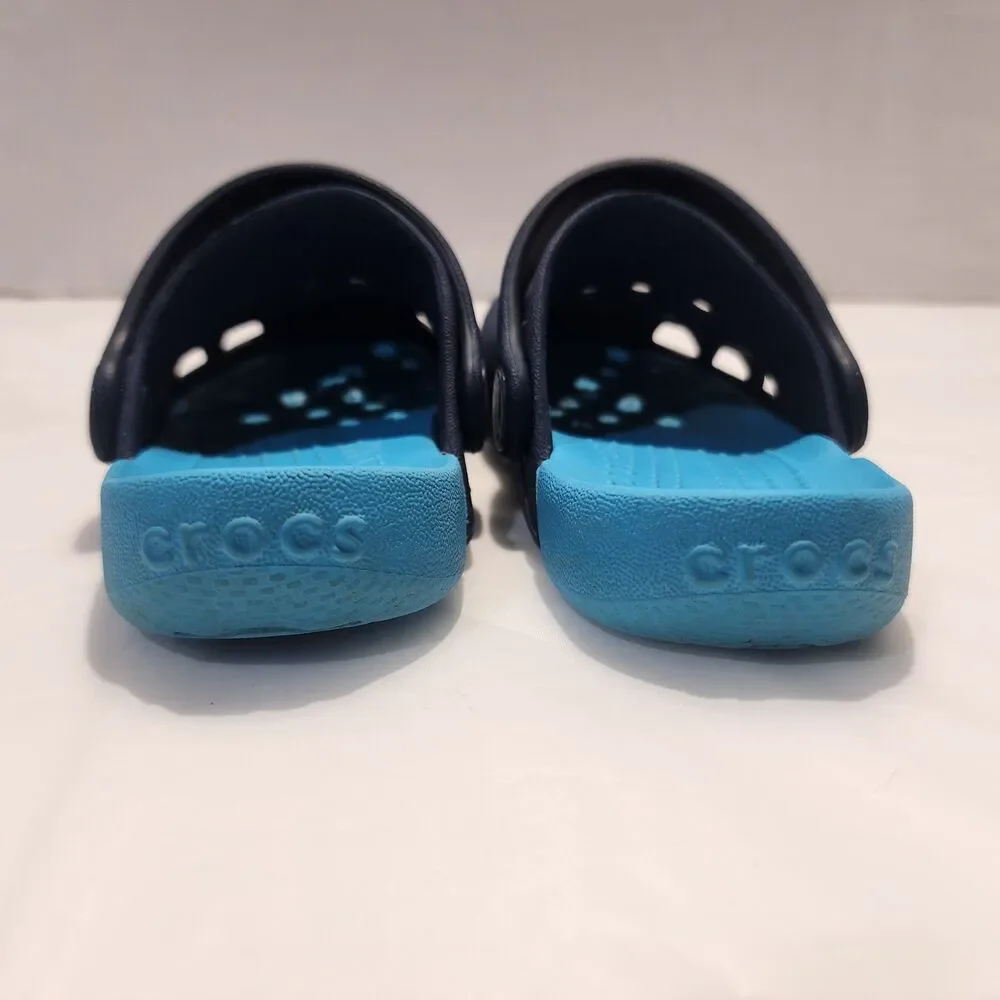 CROCS Childrens Toddler Electro Clogs Navy / Electric Blue - Slip On - SIZE C 6